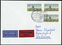 1987, Berlin, ATM 1 (3), FDC - Other & Unclassified