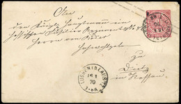1868, Altdeutschland Norddeutscher Postbezirk, U 1 A, Brief - Interi Postali