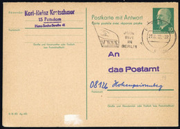 1966, DDR, P 77 F/A, Brief - Andere & Zonder Classificatie