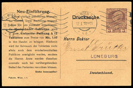 1910, Österreich, PP, Brief - Mechanische Afstempelingen