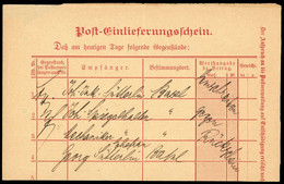 1896, Altdeutschland Baden, Brief - Briefe U. Dokumente