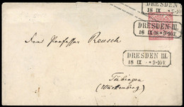 Altdeutschland Norddeutscher Postbezirk, GA, Brief - Interi Postali