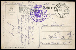 1916, Österreich, Brief - Mechanische Stempel