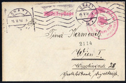 1918, Österreich, Brief - Mechanische Stempel