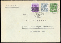 1948, Bizone, 39I+40I U.a., Brief - Lettres & Documents