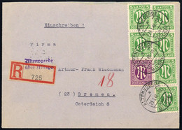 1945, Bizone, 19 B (6) U.a., Brief - Briefe U. Dokumente