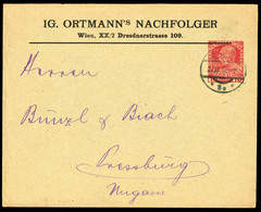 1912, Österreich, PU, Brief - Mechanische Stempel