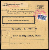 1948, Bizone Zwangszuschlagsmarken, 1, Brief - Lettres & Documents