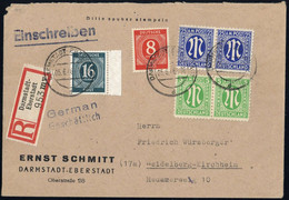 1945, Bizone, 3 + 9 (2) U.a., Brief - Briefe U. Dokumente