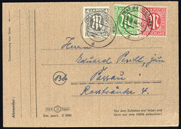 1945, Bizone, 3 + 8 + 11, Brief - Lettres & Documents