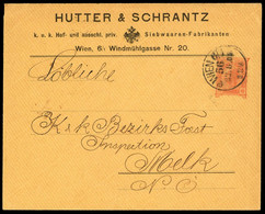 1905, Österreich, PU, Brief - Mechanische Afstempelingen