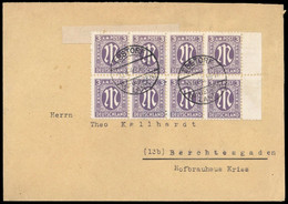 1945, Bizone, 17 AA (8) Var, Brief - Lettres & Documents