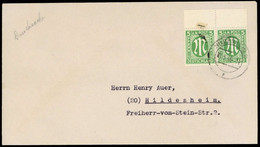 1945, Bizone, 12 Ay (2), Brief - Briefe U. Dokumente