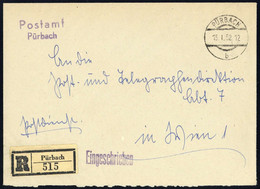 1952, Österreich, Brief - Mechanische Stempel