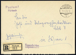 1952, Österreich, Brief - Mechanische Afstempelingen