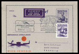 1960, Österreich, K 68 Var U.a., Brief - Mechanische Afstempelingen