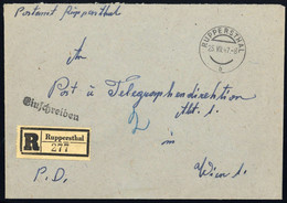 1947, Österreich, Brief - Mechanische Stempel