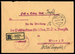 1949, Österreich, Brief - Mechanische Afstempelingen