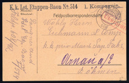 1917, Österreich, Brief - Mechanische Stempel