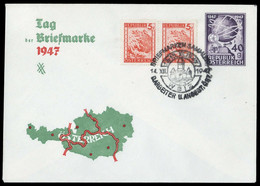 1947, Österreich, PU U.a., Brief - Mechanische Afstempelingen