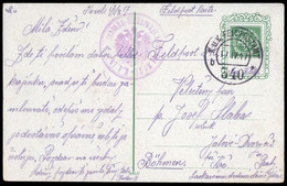 1917, Österreich, Brief - Mechanische Afstempelingen