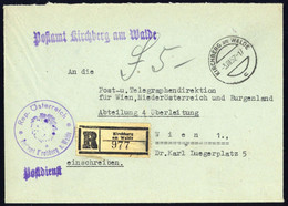 1952, Österreich, Brief - Mechanische Afstempelingen