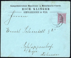 1905, Österreich, PU, Brief - Mechanische Afstempelingen