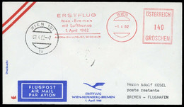 1962, Österreich, Brief - Machine Postmarks