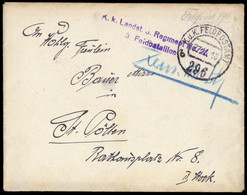 1918, Österreich, Brief - Mechanische Afstempelingen