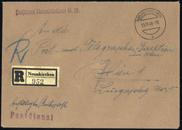 1946, Österreich, Brief - Mechanische Stempel