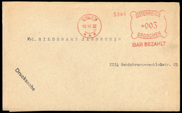 Österreich, Brief - Machine Postmarks