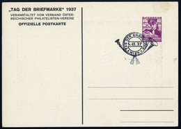1937, Österreich, PP, Brief - Mechanische Afstempelingen