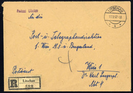 1947, Österreich, Brief - Mechanische Stempel