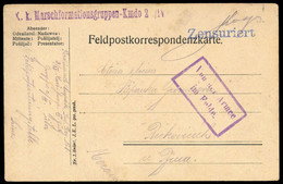 1916, Österreich, Brief - Mechanische Afstempelingen