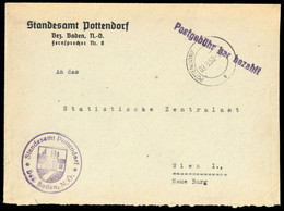 1950, Österreich, Brief - Mechanische Stempel