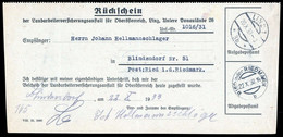 1933, Österreich, Brief - Meccanofilia