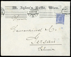 1907, Österreich, PU, Brief - Mechanische Stempel