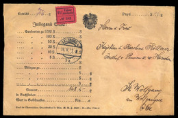 1933, Österreich, Brief - Machine Postmarks