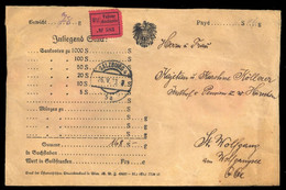 1933, Österreich, Brief - Mechanische Afstempelingen