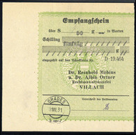 1931, Österreich, Brief - Mechanische Afstempelingen