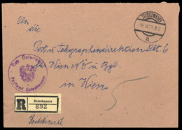 1953, Österreich, Brief - Mechanische Stempel