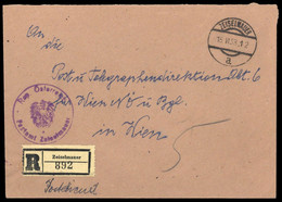 1953, Österreich, Brief - Mechanische Afstempelingen