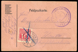 1916, Österreich, PORTO 38, Brief - Machine Postmarks