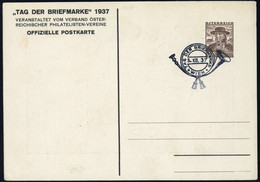 1937, Österreich, PP, Brief - Mechanische Afstempelingen