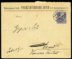 1913, Österreich, PU, Brief - Mechanische Stempel