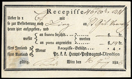 1826, Österreich, Brief - Oblitérations Mécaniques