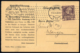 1908, Österreich, PP, Brief - Oblitérations Mécaniques