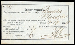 1849, Österreich, Brief - Mechanische Stempel