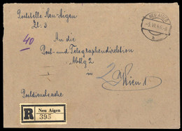 1946, Österreich, Brief - Mechanische Stempel