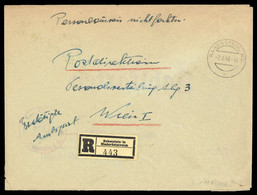 1946, Österreich, Brief - Mechanische Stempel